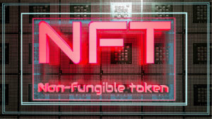 Neon NFT Sign representing STEPN crypto price predictions.