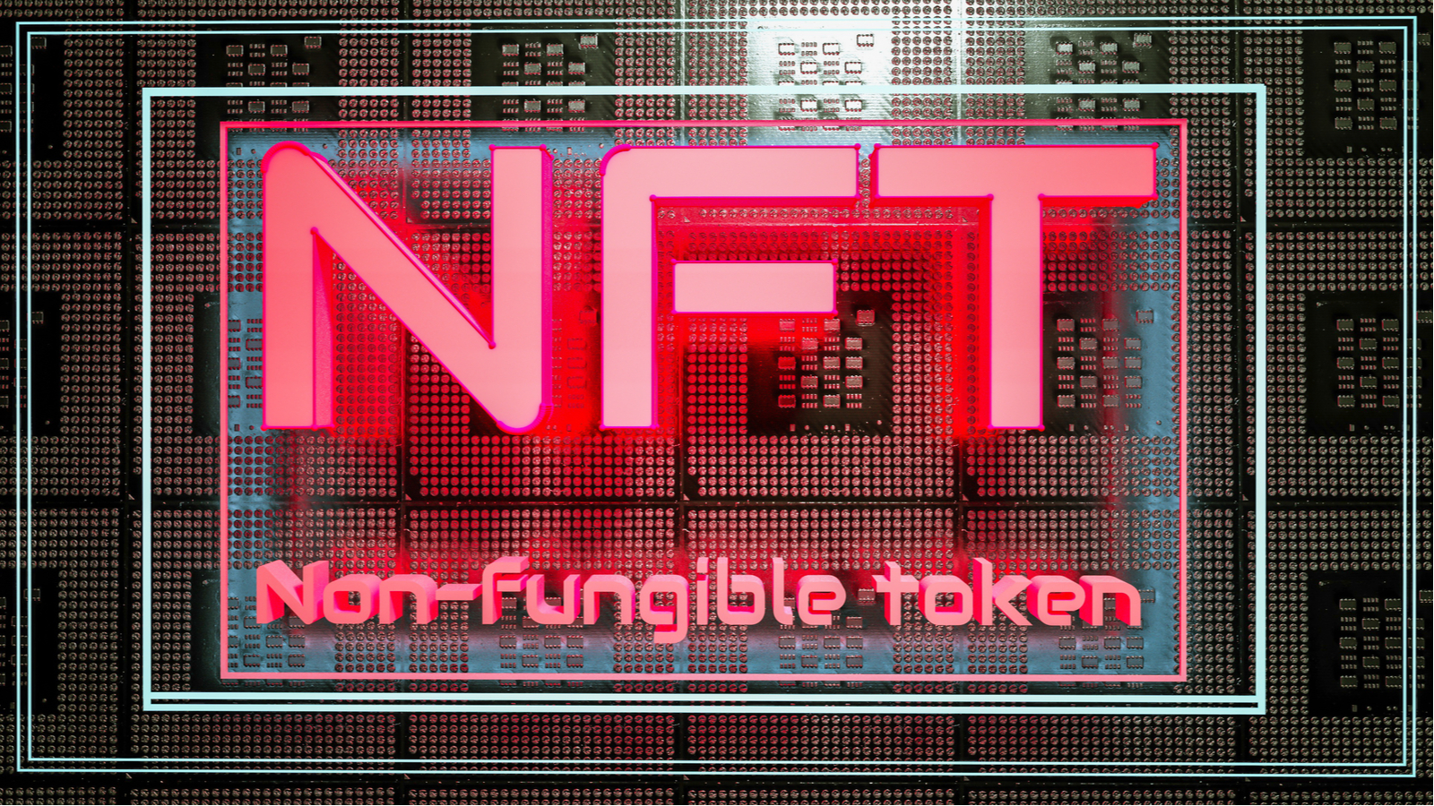 Neon NFT Sign representing LooBr Price Predictions.