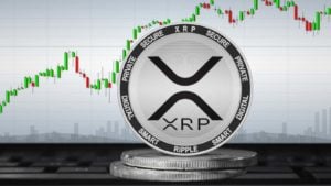 A concept image for the XRP (XRP-USD) token from Ripple representing fake lawsuit dismissed news.