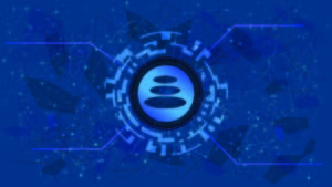 The Balancer (BAL) logo on a blue illustrated background.