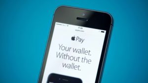 A close-up shot of the Apple Pay page