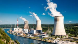 clean energy stocks: a nuclear power plant in Belgium representing CEG stock.