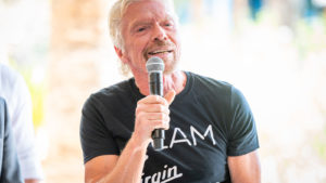 A photo of Virgin Galactic founder Richard Branson