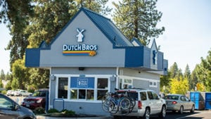 A Dutch Bros coffee shop representing BROS Stock.