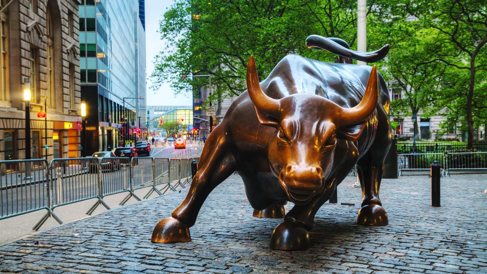 Image of the Wall Street Bull representing pre-market stock movers.