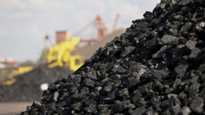 An image of heaps of coal