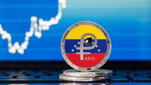 A concept image for the Venezuelan Petro (PTR) cryptocurrency.