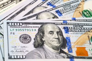 close up of one hundred dollar bills