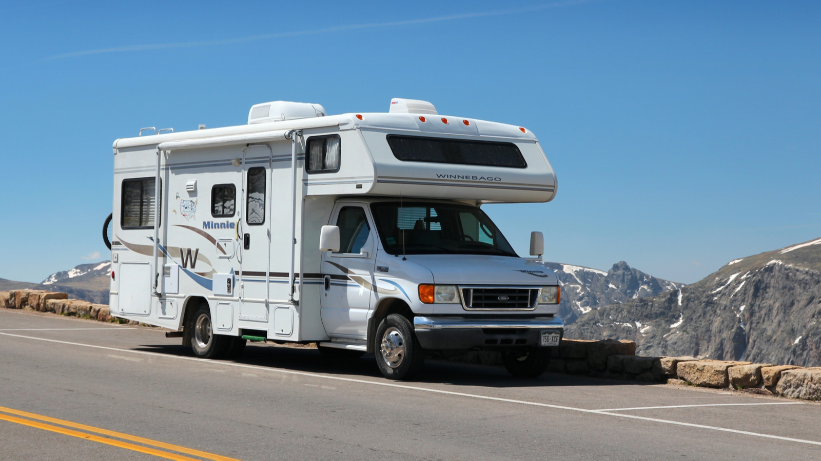 A photo of an RV on the side of the road representing WGO stock.