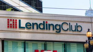 A building with the LendingClub (LC stock) name on it.