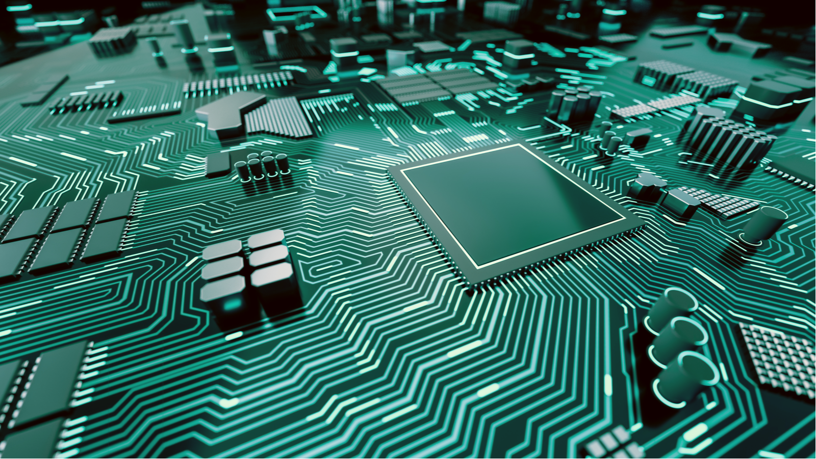 TMPO Stock. An image of a motherboard and computer chip representing chip stocks.
