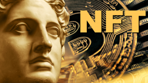 NFT Non fungible token. Crypto art concept.