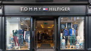 A photo of a Tommy Hilfiger retail store. Coach is one of the brands owned by PVH.