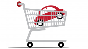 An image of a car in a shopping cart