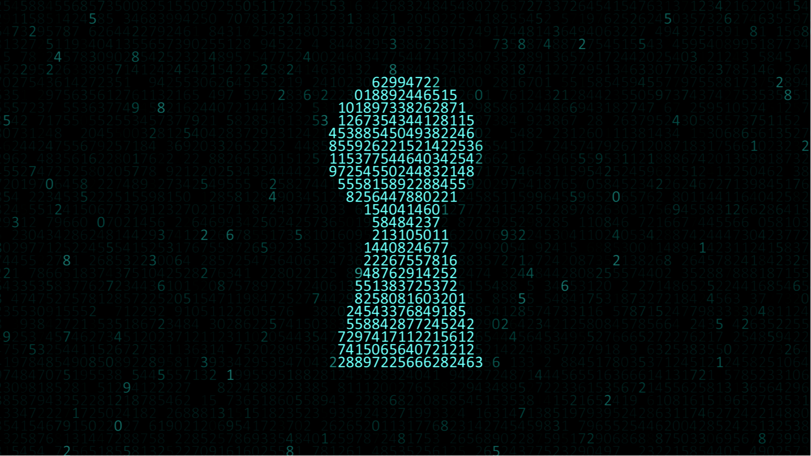 An image of a keyhole shape filled with computer code; cybersecurity; cyber stocks