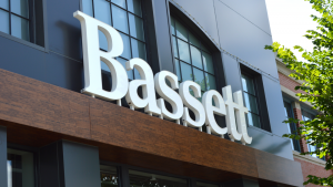 Bassett Furniture Industries storefront in Ohio. BSET stock.
