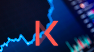 Red letter K symbol representing Kava crypto