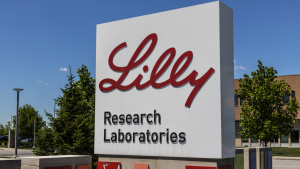 Eli Lilly and Company 世界本社。 リリーは、医薬品と医薬品 XI を作成します。