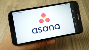 Asana (ASAN) app logo displayed on mobile phone