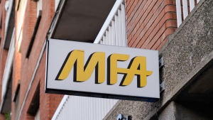 MFA financial logo in France. MFA stock.