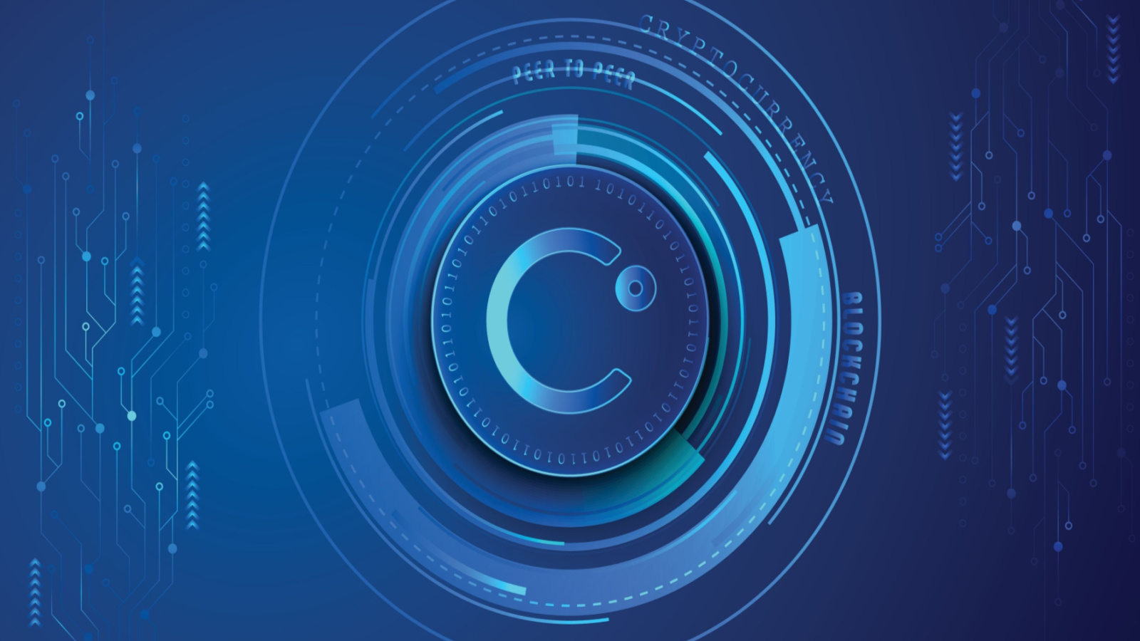 A representation of the Celsius (CEL) crypto token.