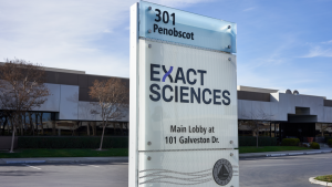 EXACT Sciences Corporation office exterior. EXAS stock.