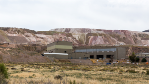 Hycroft mine facility in Nevada.  HYMC share.