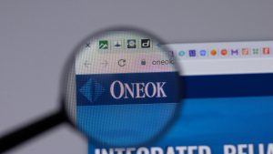 Oneok company logo icon on website