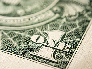 close up photo of a US dollar bill