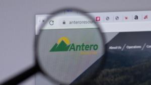 Antero Resources company logo icon on website, Illustrative Editorial