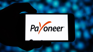 Payoneer editorial.  Payoneer - Explanatory photos of news about the American financial services company.