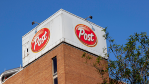 Sign of Post Foods Canada Inc. on its plant building in Niagara Falls, Ontario, Canada. Owned by Post Holdings, an American consumer packaged goods