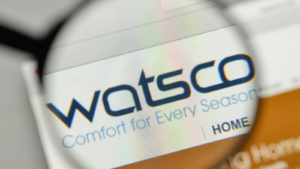 Watsco (WSO) logo on the website homepage.