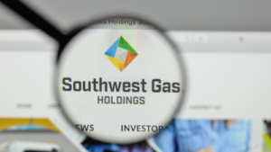Southwest Gas Holdings (SWX) logo on the website homepage.