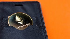 There is an Ethereum coin in the pocket. Ethereum is a decentralized open-source blockchain with smart contract capabilities. ETH crypto