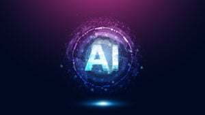 AI stocks to buy now, text graphics 