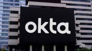 The Okta, Inc. logo will appear on the sign.  Okta (formerly Saasure Inc.) is an American identity and access management company based in San Francisco.