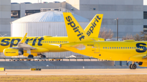 Austin-Bergstrom International Airport Two Spirit Airlines (SAVE) Airbus A320's