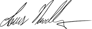 Signature of Louis Navellier.