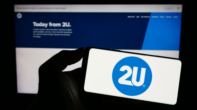 TWOU stock - TWOU Stock Alert: 2U Plunges on Ch. 11 Bankruptcy Filing